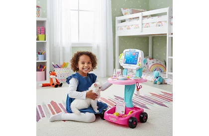 Doktorská sada s vozíkem - malý lékař