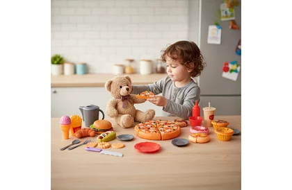 Krájecí sada na suchý zip - pizza 42 dílů