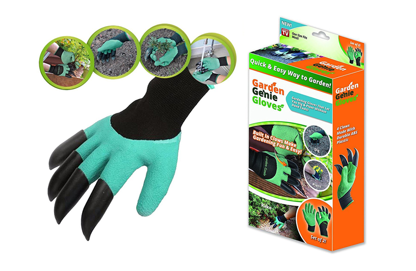 Levně Zahradnické rukavice s drápy - pro snadné hrabání