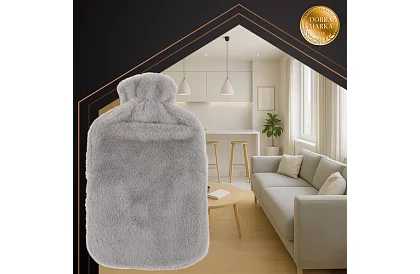 Termofor – velká láhev s plyšovým obalem 3,5 l