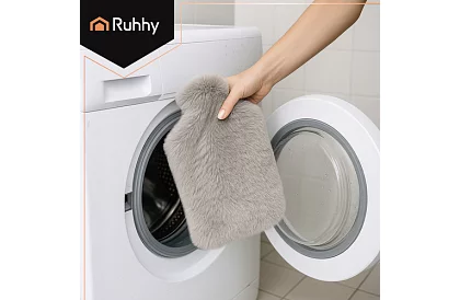 Termofor – velká láhev s plyšovým obalem 3,5 l