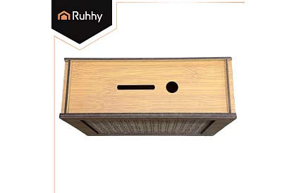 Dřevěná motivující pokladnička + 5 karet