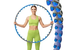 Obruč - Hula hoop s masážními výstupky 110 cm