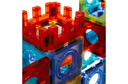 Vzdělávací magnetická 3D stavebnice – kuličková dráha 96 dílů