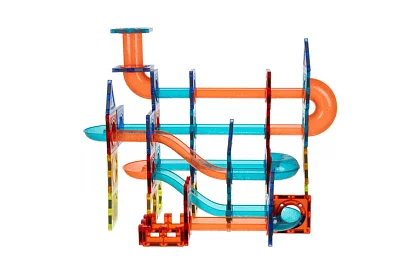 Vzdělávací magnetická 3D stavebnice – kuličková dráha 96 dílů