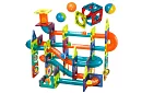 Vzdělávací magnetická 3D stavebnice – kuličková dráha 96 dílů
