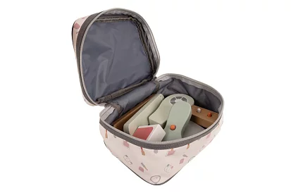 Dětská dřevěná kadeřnická sada 17 v 1