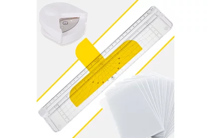 Laminátor A4, 500 W – Laminovací stroj 4 v 1 + folie