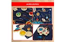 Dřevěné Montessori puzzle - vesmír