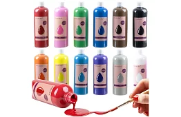 Plakátové barvy 12 x 500 ml – 12 odstínů
