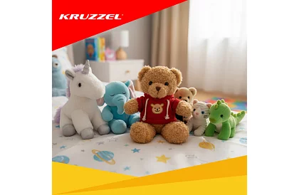 Medvídek s mikinou 30 cm – plyšová hračka pro děti 0+