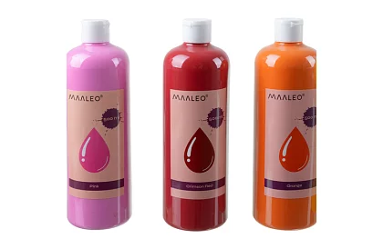 Plakátové barvy 18 x 500 ml – 18 odstínů