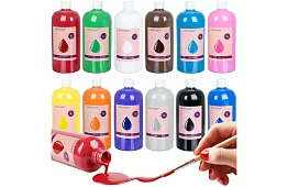 Plakátové barvy 12 x 1000 ml – 12 odstínů