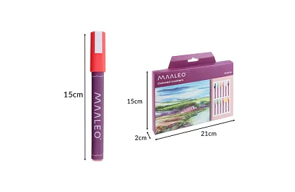 Akrylové dekorativní fixy – sada 12 barev