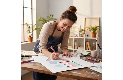 Akrylové dekorativní fixy – sada 12 barev