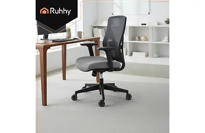 Náhradní gumová kolečka pro kancelářské židle – 5 ks černá