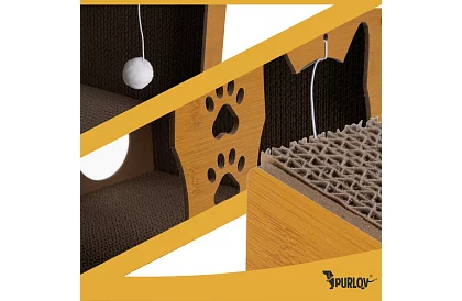 Škrabadlo pro kočky 3 v 1 - 51,5 × 45 × 28 cm