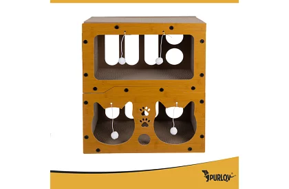 Škrabadlo pro kočky 3 v 1 - 51,5 × 45 × 28 cm