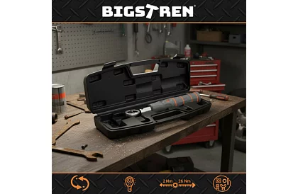 Momentový klíč 1/4 - rozsah 2–26 Nm