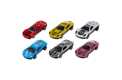 Kamion s vlekem pro přepravu vozidel + 6 aut