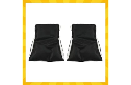 Černý rukavník - teplé rukavice na kočárek