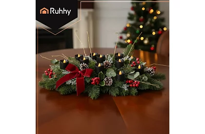 LED černé svíčky s efektem plamene 3,6 × 3 cm – sada 12 kusů