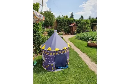 Dětský stan – modrý pro prince