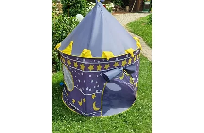 Dětský stan – modrý pro prince