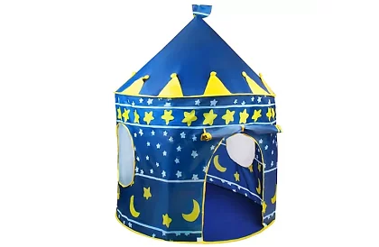 Dětský stan – modrý pro prince