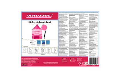 Dětský stan – růžový pro princeznu