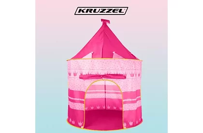 Dětský stan – růžový pro princeznu