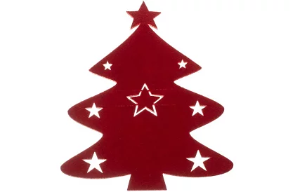 Vánoční kapsa na příbor – prostírání 12 ks