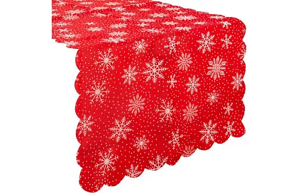 Dlouhý vánoční běhoun 185 x 35 cm