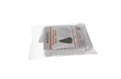 Podložka pod vánoční stromek – 120 cm, bílá kožešina