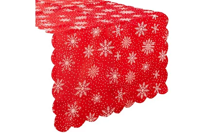 Dlouhý vánoční běhoun 220 x 35 cm