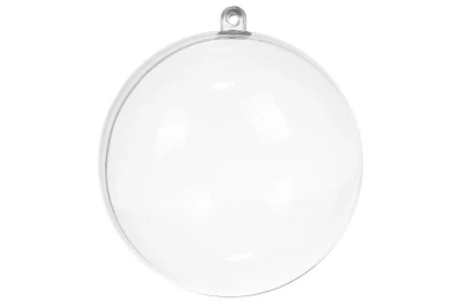 Akrylové baňky k dekoraci, naplnění - průměr 10 cm, 5 ks