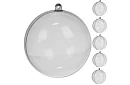 Akrylové baňky k dekoraci, naplnění - průměr 10 cm, 5 ks