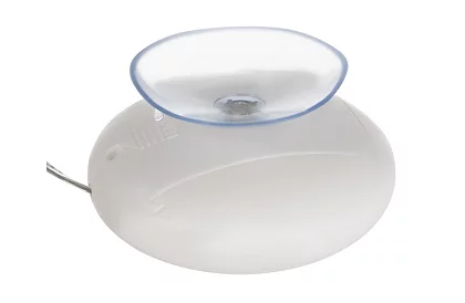 LED vánoční vitráž na baterie – SANTA