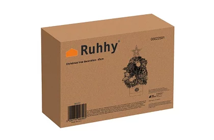 Nazdobený umělý vánoční stromeček – 45 cm