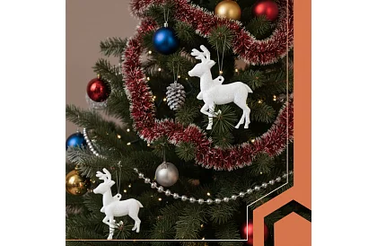 Vánoční ozdoby – sada 9 sobů