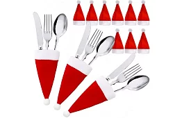 Vánoční kapsa na příbory – sada 12 ks