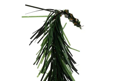 Větve umělého smrku k dekoracím – 21 cm, 40 ks