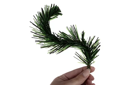 Větve umělého smrku k dekoracím – 21 cm, 40 ks