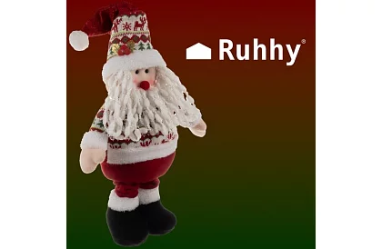 Vánoční postavička SANTA – teleskopický 60-95 cm