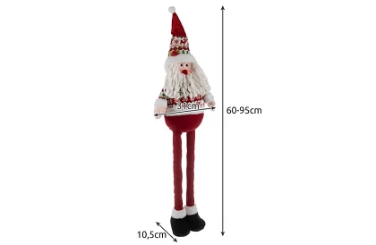 Vánoční postavička SANTA – teleskopický 60-95 cm