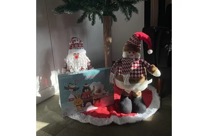 Vánoční postavička SANTA – teleskopický 60-95 cm