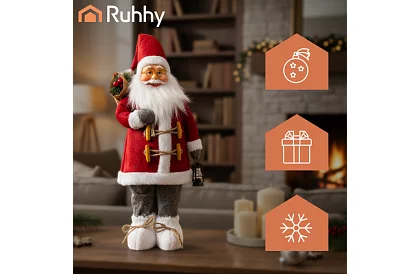 Figurka - postavička Santa Claus – 45 cm