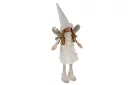 Vánoční bílá víla s křídly – 40 cm