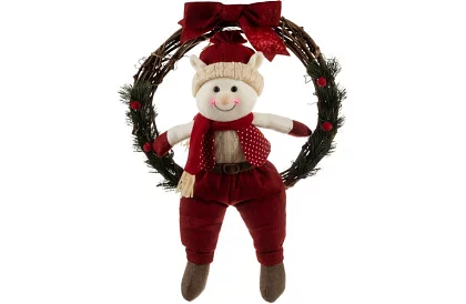 Vánoční věnec na dveře ELF – 36 × 55 cm