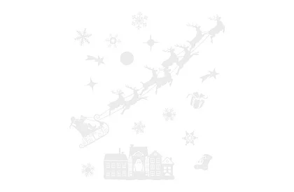 Vánoční samolepky na okno – Merry Christmas